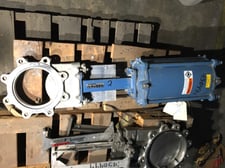 8" DeZurik, Knife Gate Valve w/Air Cylinder, Figure 800, 150 psi CWP, 500 F max