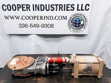 4" United Conveyor Corp., Pneumatic Knife Gate Valve, 2" Face to Face, 6" Bore x 4.5" Stroke Air Cylinder