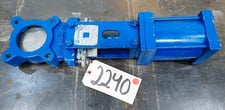 3" Orbinox #PAHE4NAO-4, Knife Gate Valve w/Air Cylinder