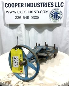 8" DeZurik, Manual Knife Gate, 150 psi CWP, 450 F max.