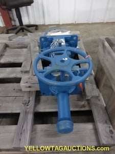 6" DeZurik, Manual Knife Gate Valve, 300 lb. Rating, 740 psi CWP, Never Used
