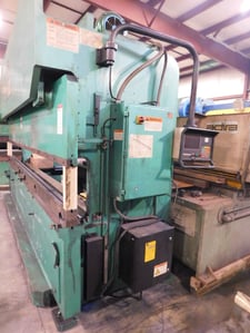 175 ton, Piranha #17514, 14' overall, 150" between housing, Hurco 7 2-Axis CNC, 8" stroke, 20 HP, 2004