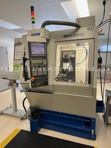 Willemin-Macodel #408B, 6 Axis vertical machining center, 2014-like new, super low hours, only ran plastics
