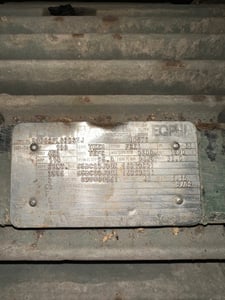 100 HP 3555 RPM Toshiba, Frame 405TS, TEFC, 1.15 service factor, 460 Volts (2 Available)