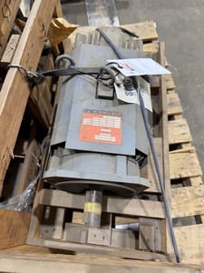 11 KW Mitsubishi #SJ-11AW-4M, AC Spdl Motor, 1500 RPM, 200 Volts, 68 Amps, forced air cooling, IP54