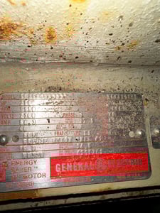 200 HP 1190 RPM General Electric, Frame 509L, TEFC, 2300 Volts