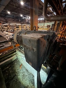 500 HP 1190 RPM Siemens, Frame 5810, TEFC, Ball, 460 Volts