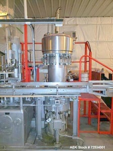 Complete Bottling Line, turnkey, fill, cork, capsule, shrink, label, w/ custom steel catwalk, 375ml & 750 ml