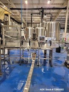 Cask #ACS-30, Automated Canning Line, beverages, 30 can/min, 5 fill station, Stainless Steel, Allen Bradley