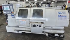 Milltronics #ML-18 Series D, CNC comb lathe, 19" swing, 10" chuck, 6-jaw, 2.5" bar, 19" dia., 60" lgth, D1-6