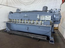 1/4" x 12' Cincinnati #1812, squaring shear, 12' 3" between housing, 60 SPM, 18" gap, 13 holddowns, 10 HP