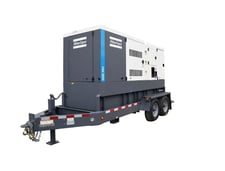 200/250 KW Atlas Copco #QAS250, diesel trailer generator, John Deere, 6 cyl, T4F, liquid-cooled, sound