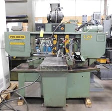13" x 18" Hyd-Mech #S20-II, manual horizontal bandsaw, 1" x 14' 10" blade, 90-310 FPM, 2 HP, 240 V., 3-phase