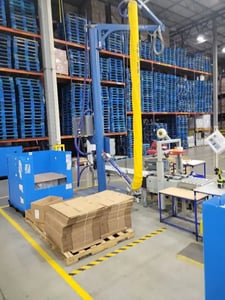 Gorbel #PPRO-FS-150-12-12-T, jib crane with portable base, 150 lb. capacity, 12' span, 2019