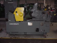 Cincinnati No. 325-12, centerless grinder, 6" diameter work capacity, 3" diameter work rest capacity, 24"
