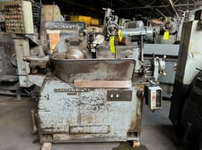 Cincinnati No. 107-4, centerless grinder, 4" Infeed work rest, 16" diameter & 9" diameter wheels capacity