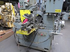 Cincinnati No. 107-4, centerless grinder, 4" work rest, 14" diameter & 9" diameter wheels capacity, 7.5 HP