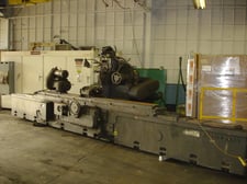 14" x 120" Landis #CH, plain cylindrical grinder, 30" diameter x 20" bore x 4" width wheel, 8.5 deg. table