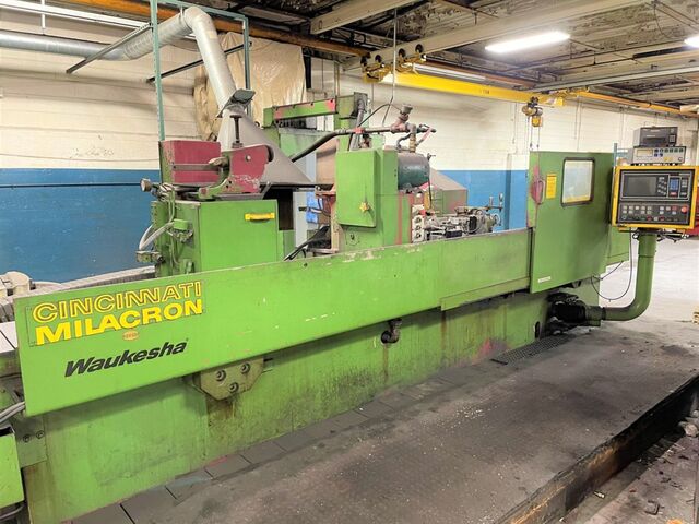 10" x 60" Cincinnati Milacron #480AH, plain cylindrical Step grinder, 90 deg. angle head, 30" diameter