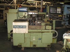 9.1" x 13.8" Okuma #GP-24N, CNC plain cylindrical grinder, 15.94" diameter x 1.97" width grinding wheel, 4.93