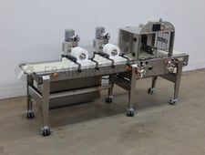 Egan Food Technologies #Slabform-Duo, 304 Stainless Steel, slab former and guillotine, up to 100 bars per