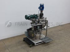 30 gallon J.C. Pardo & Sons, 304 Stainless Steel, vari-speed, triple motion, jacketed kettle, 24" dia. x 24"