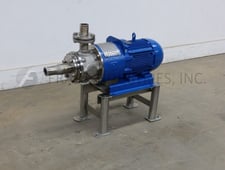 Ross #HSM-410, 304 Stainless Steel, inline, high shear mixer, up to 240 GPM, 10 HP drive
