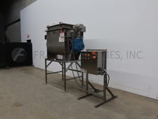 24 cu.ft. American Process #FPB-10, 304 Stainless Steel fluidizing paddle mixer, 15 HP drive