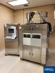 8 Ton, Elizabeth Hata #HT-X55LD-U, Tablet Press, 55 Station, 16 mm diameter Tablet, 14 mm fill, 528k TPH