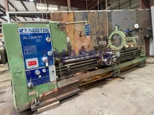 30" x 120" Kingston #HK3000, hollow spindle lathe, 20.75" swing over cross slide, 12" spindle bore
