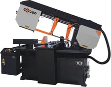11" x 17.3" Cosen #SH-500M, semi-auto miter bandsaw, swivel head