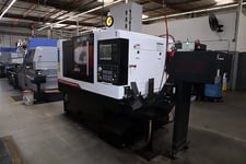 GenTurn #36CS, swiss lathe, 1.25" bar, 6000 RPM, Mitsubishi M80, LNS chip conveyor, mist collector, 2021