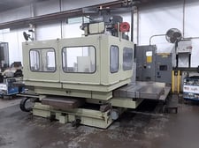 4.33" Kuraki #KBT-11WDX, horizontal boring mill, 78.7"X, 59.1"Y, 57" Z, 2500 RPM, #50, 20 HP, Fanuc 15-M
