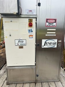 Jenfab #LeanClean-360, rotary basket parts washer, PLC Control