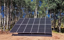 8380 Watt SolarSet #12-OGP-8.38-19.0-1-F, 12 panel, premium off grid solar system, 240 Volts, new