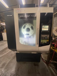 DMG, Mori #Milltap-700, vertical machining center, Siemens 840D, 27.6" X, 16.5" Y, 15" Z, 24000 RPM, 25