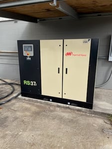 220 cfm, 125 psi, Ingersoll-Rand #RS-37i, Rotary Screw Air Compressor, 24 hours, 2021