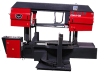 21.3" x 32.3" or 23.6" x 39.8" RMT S-FAB #CDM-21-32 / #CDM-26-39, semi automatic horizontal bandsaw, column