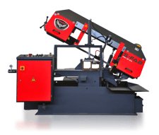 12.6" x 24" RMT S-FAB #PM-12-24, semi automatic horizontal bandsaw, pivot miter, variable speed 328 FPM, 164"