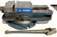 8" Kurt Vise No. D810, 10" Maximum Opening, Swivel Base