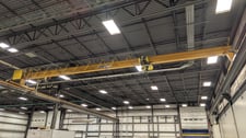 2 Ton, R & M, 54' 6" Span, 31' lift, class D, pendant(radio) control, VFD Bridge/Trolley, 2008 Qty Three