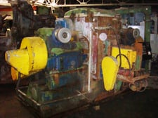 Besly #DH6-30, horizontal opposed thru-feed disc grinder, 30" x 2" x 1" wheel, (2) 60 HP, 220/440 V, 1968