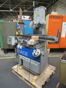 6" x 18" Jones & Shipman #540E, surface grinder, 8" x 0.5" x 1.25" grinding wheel, 6" x 18" chuck, 2 HP, 1998