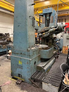 Gould & Eberhardt #72HWD, vertical gear hobber, 72" workpiece diameter, 10" diameter hob, 30" face capacity