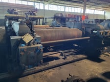 28" x 100" Bolling, 500 HP hydraulically driven mill with hydraulic roll adjusters and drilled rolls
