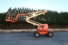 500 lb. JLG #450AJ-SII, articulated boom lift, 45' lift hght, 24.5'horizontal reach,, diesel, 2006