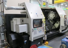 22" x 89" Mazak #Slant-Turn-50NR, CNC Lathe, 32" diameter x 80" L max turn, 12" chuck, 1000 RPM, 50 HP, 15