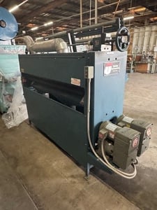 Union Tool Corp, Brushed Metal Roll Machine, 26" width max, 15" min L, 8" diameter roll x 26" L, variable