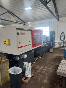 170 Ton, 12 oz., Cincinnati Milacron #Magna-MTG-170, injection molding machine, 20.08" x 20.08" tie bar