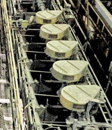 Metso #DR-24, Flotation Cells, Bank Of 5, 49.4 cu.ft. each